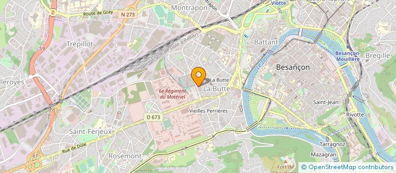 localisation de l'entreprise DSNETT SERVICES  BESANCON