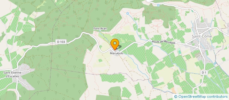 localisation de l'entreprise DSO 30  SAINT-COME-ET-MARUEJOLS