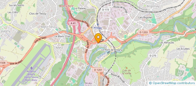localisation de l'entreprise DSO à ANNECY