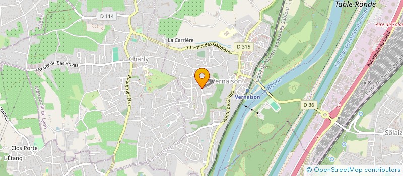 localisation de l'entreprise DSO  VERNAISON