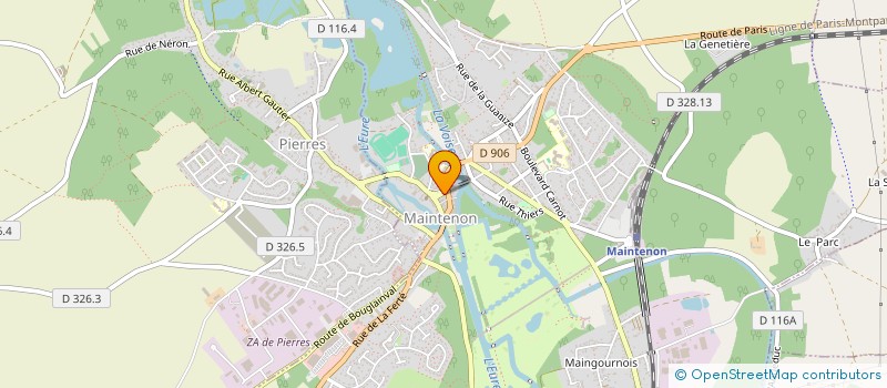 localisation de l'entreprise DSO à MAINTENON