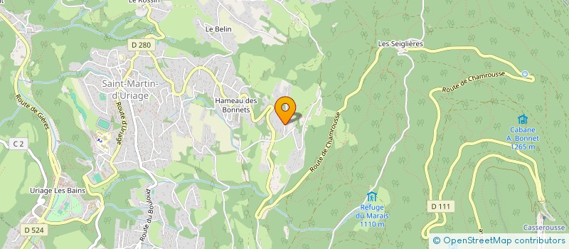 localisation de l'entreprise DSOA  SAINT-MARTIN-D'URIAGE