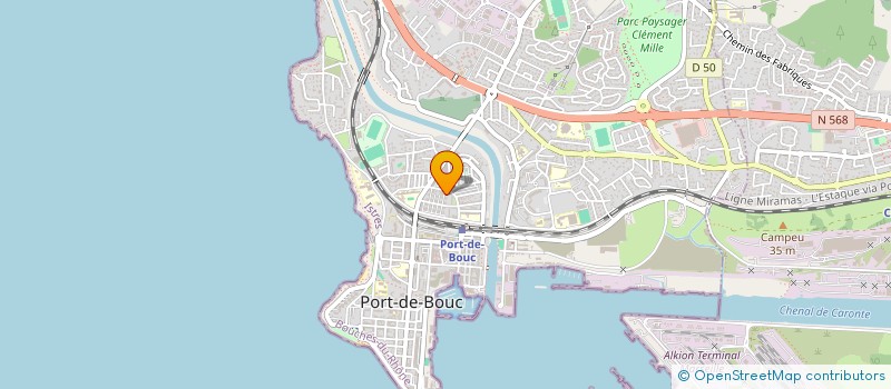 localisation de l'entreprise DSP  PORT DE BOUC