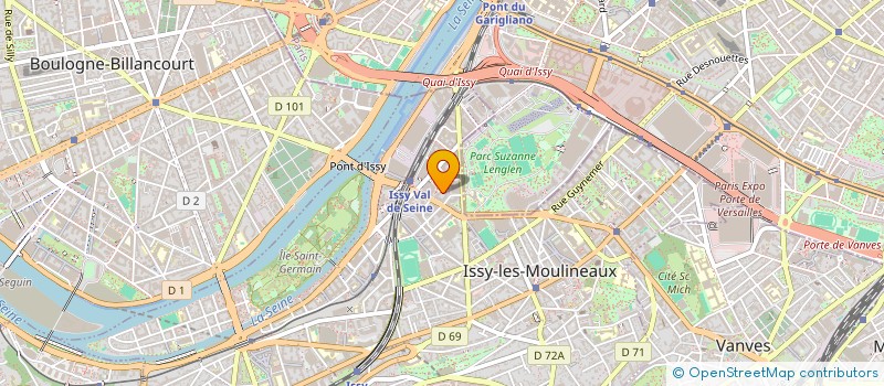 localisation de l'entreprise DSP à ISSY-LES-MOULINEAUX