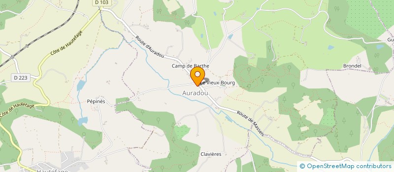 localisation de l'entreprise DSP AUTO  TRENTELS