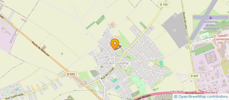 localisation de l'entreprise DSP CARNOT  LOOS-EN-GOHELLE