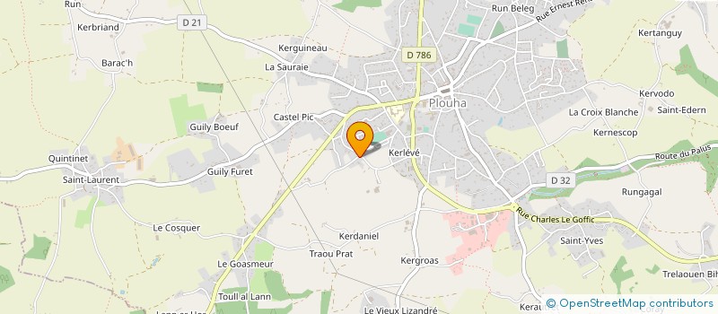 localisation de l'entreprise DSP CONSULTING à PLOUHA
