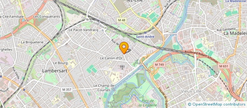 localisation de l'entreprise DSP COURTAGE à LAMBERSART