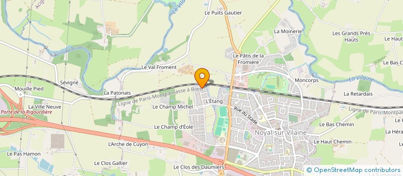 localisation de l'entreprise DSP JOINTS  NOYAL-SUR-VILAINE