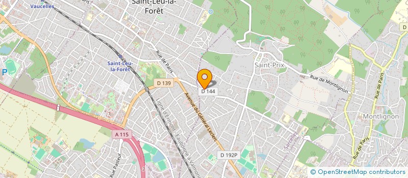 localisation de l'entreprise DSP PRO à SAINT-PRIX