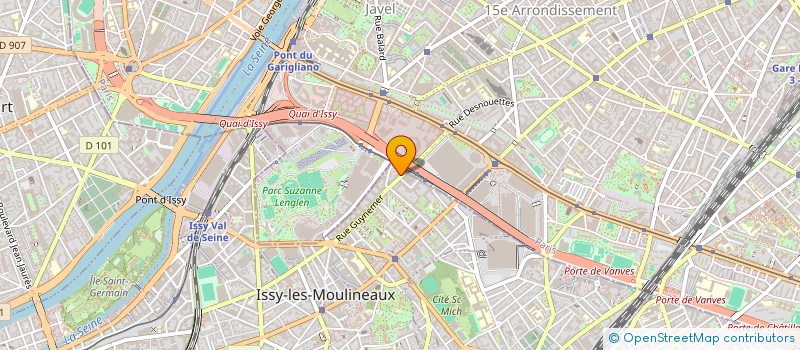 localisation de l'entreprise DSP PRO à ISSY-LES-MOULINEAUX