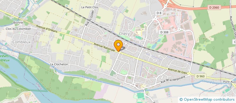 localisation de l'entreprise DSP SARL à CHECY