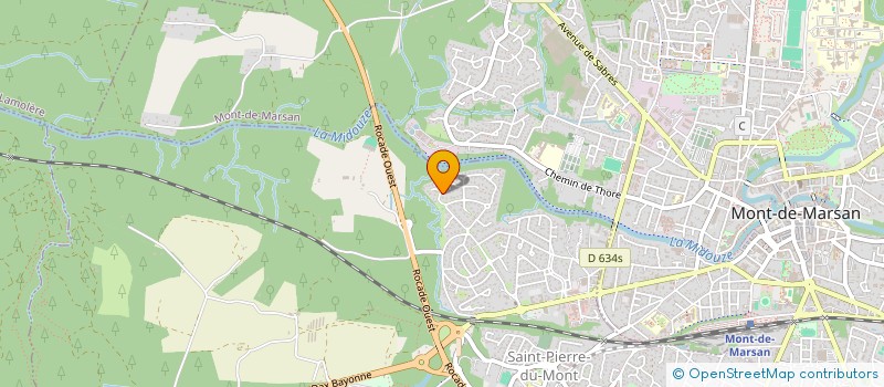 localisation de l'entreprise DSP SBAMD & AD  SAINT-PIERRE-DU-MONT