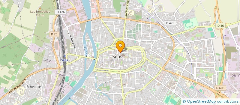 localisation de l'entreprise DSP SERVICE à SENS