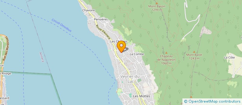 localisation de l'entreprise DSP TEAM  VEYRIER-DU-LAC