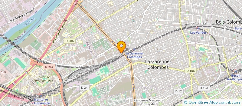 localisation de l'entreprise DSPI SECURITE à COLOMBES