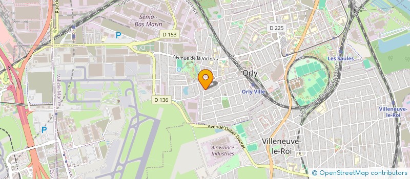 localisation de l'entreprise DSR  ORLY