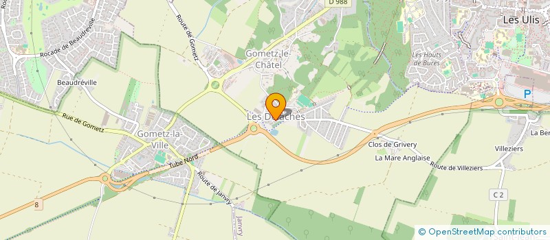 localisation de l'entreprise DSR à GOMETZ-LE-CHATEL