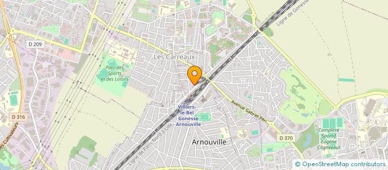 localisation de l'entreprise DSR BAT à ARNOUVILLE