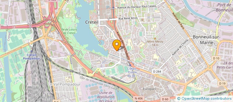 localisation de l'entreprise DSRL  CRETEIL