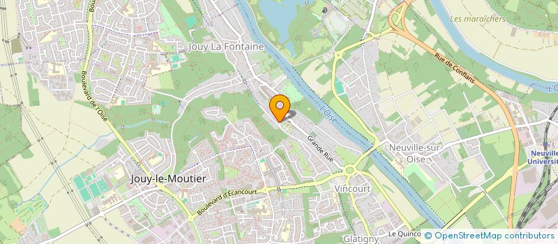 localisation de l'entreprise DSRM  JOUY-LE-MOUTIER