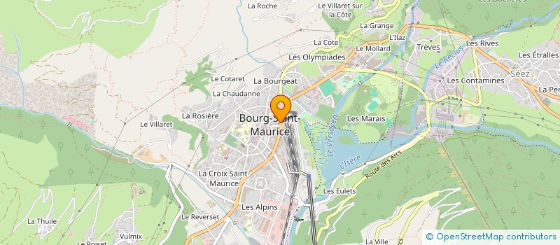 localisation de l'entreprise DSS  BOURG-SAINT-MAURICE