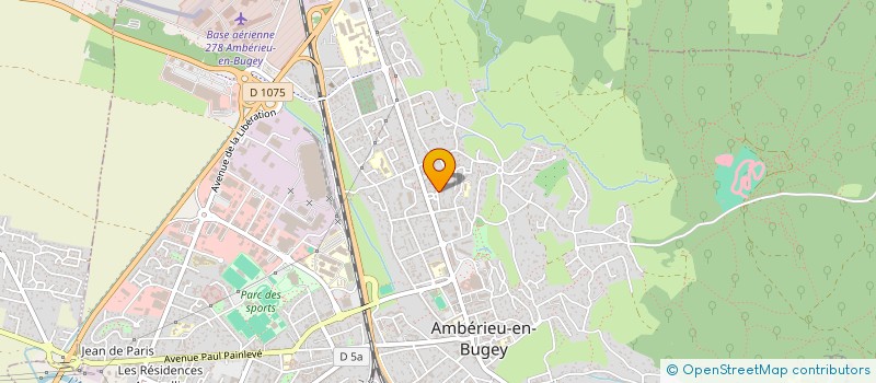 localisation de l'entreprise DSS IMMO  AMBERIEU-EN-BUGEY