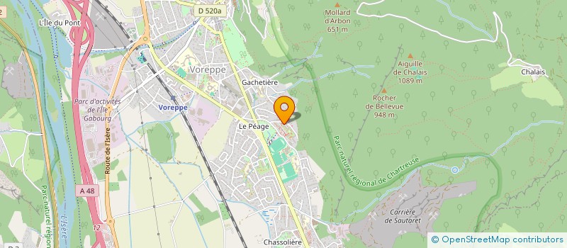 localisation de l'entreprise DSS ISOLATION à VOREPPE