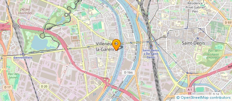 localisation de l'entreprise DSSA LOCATION  VILLENEUVE-LA-GARENNE