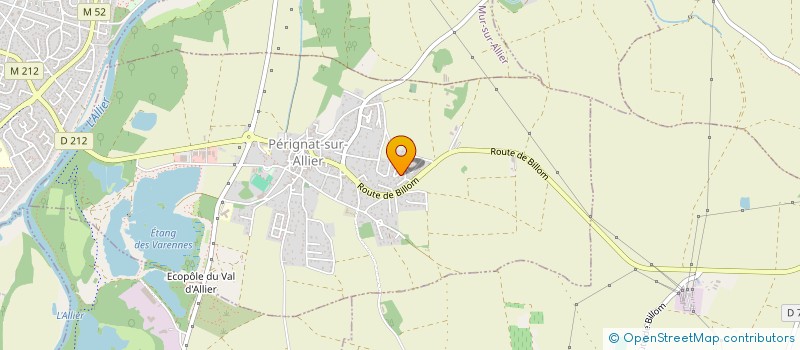 localisation de l'entreprise DSSJ ENTREPRISE  PERIGNAT-SUR-ALLIER