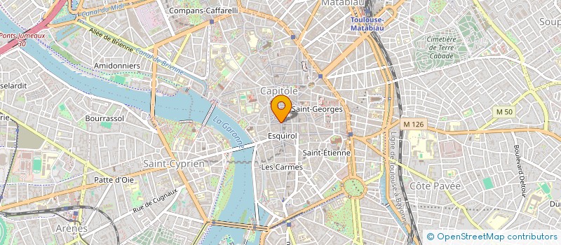 localisation de l'entreprise DST  TOULOUSE