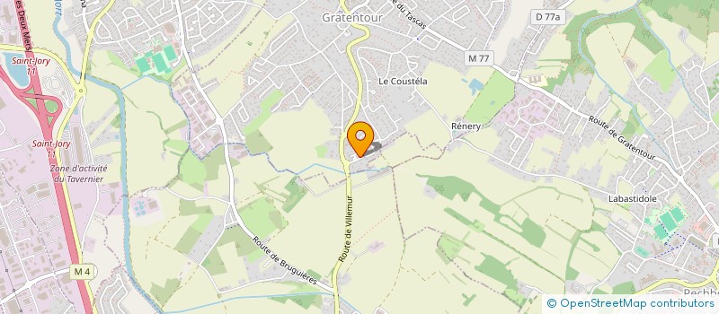 localisation de l'entreprise DST AUTOMOBILES  GRATENTOUR