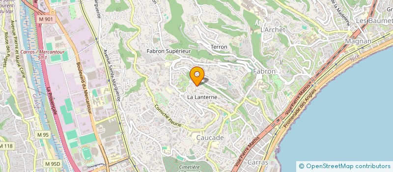 localisation de l'entreprise DST BATIMENT  NICE