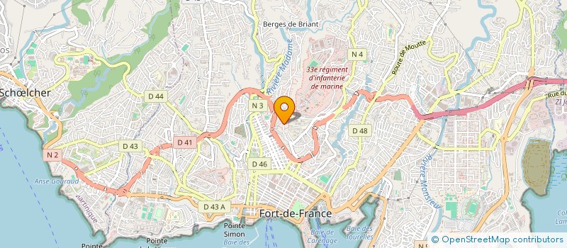 localisation de l'entreprise DST ELECT  FORT-DE-FRANCE