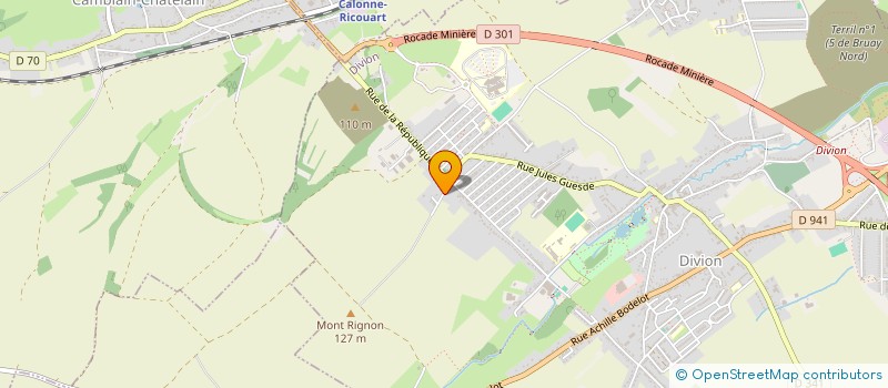 localisation de l'entreprise DST LAVERIES  DIVION