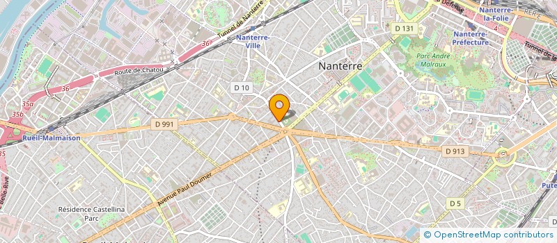 localisation de l'entreprise DSTANCIEL à NANTERRE