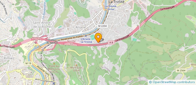 localisation de l'entreprise DSTEEL à LA TRINITE