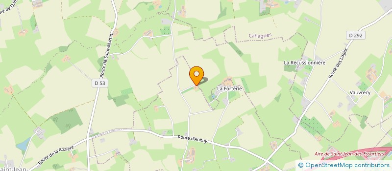 localisation de l'entreprise DSTOCK 14  CAHAGNES