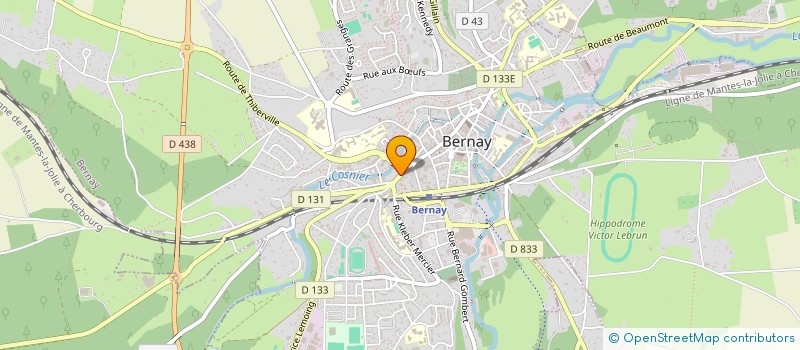 localisation de l'entreprise DSTOCK27 à BERNAY