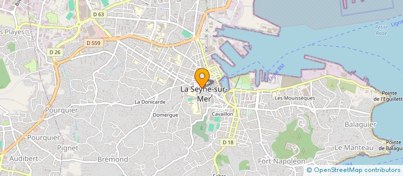 localisation de l'entreprise DSTOCKS à LA SEYNE-SUR-MER