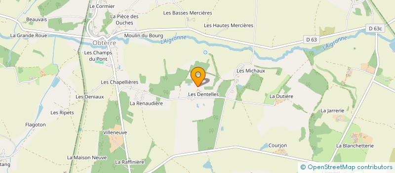 localisation de l'entreprise DSTP à OBTERRE
