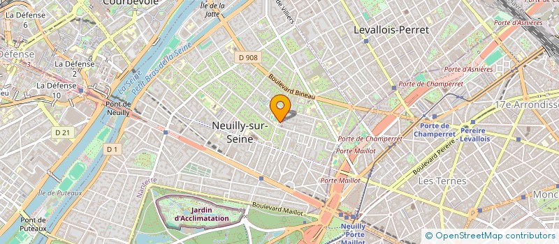 localisation de l'entreprise DSTUDIO à NEUILLY-SUR-SEINE
