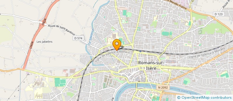 localisation de l'entreprise DSTUDIO ET COMPAGNIE à ROMANS-SUR-ISERE