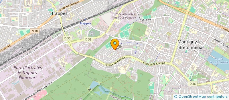 localisation de l'entreprise DSV DENTAIRE à MONTIGNY-LE-BRETONNEUX