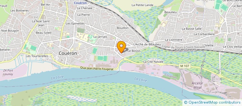 localisation de l'entreprise DSV ENDUIT à COUERON