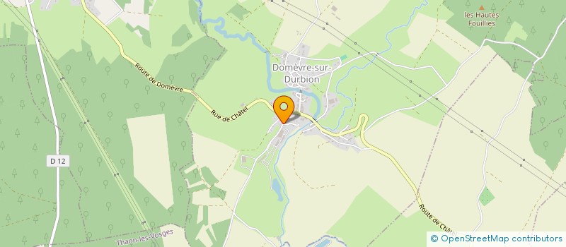 localisation de l'entreprise DSV INVEST 88  DOMEVRE-SUR-DURBION