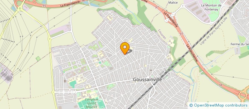 localisation de l'entreprise DSV RENOV à GOUSSAINVILLE