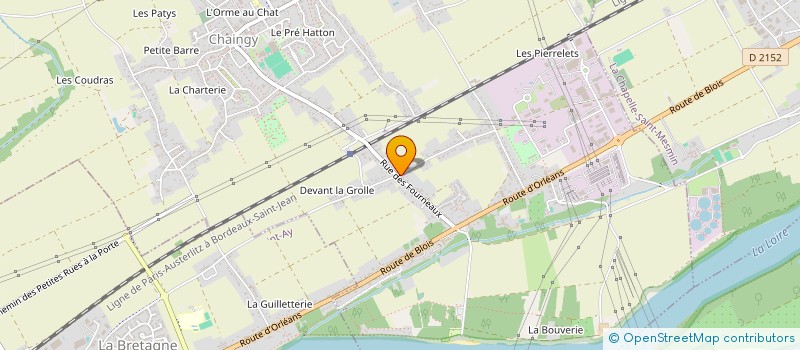 localisation de l'entreprise DSV SARL à CHAINGY