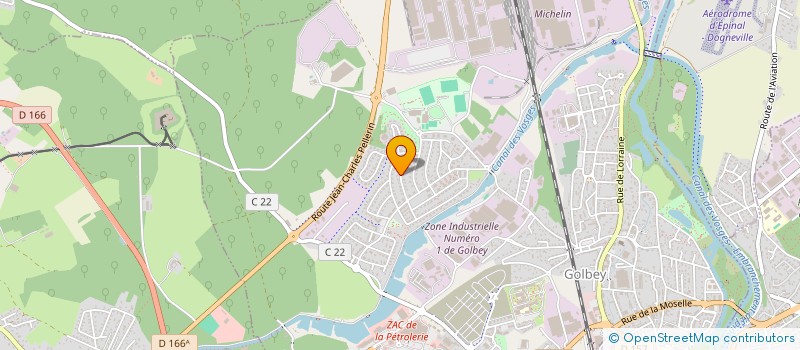 localisation de l'entreprise DSVL  GOLBEY