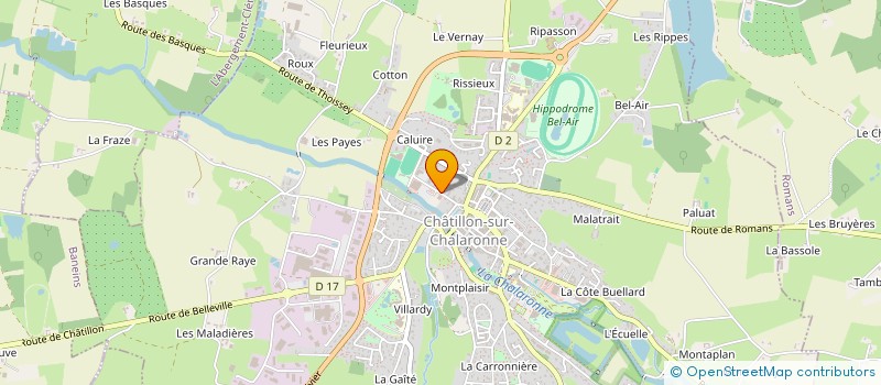 localisation de l'entreprise DSWS  CHATILLON-SUR-CHALARONNE